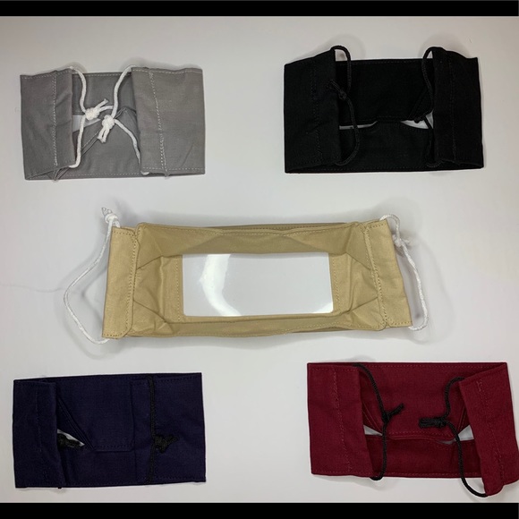 ONE SIZE Unisex Transparent Face Mask | Comfy! - Picture 3 of 3